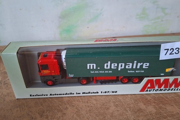 Afbeelding van AWM MAN 'm. depaire' vrachtwagen met oplegger (1:87)