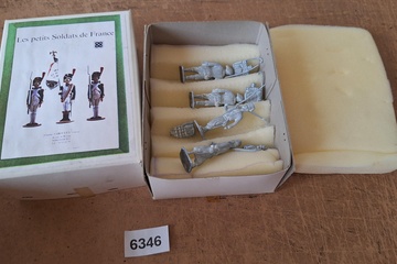 Afbeelding van Les Petits Soldats de France, Tin gegoten miniatuurfiguren (kavel in originele doos met schuimverpakking)