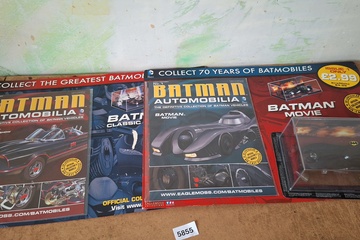 Afbeelding van Eaglemoss DC Batman Automobilia, Batman Automobilia Tijdschriften Partij met 1989 Batmobile