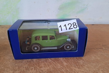 Afbeelding van Bij Kuifje in de auto Moulinsart modelauto