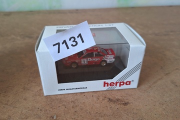 Afbeelding van Herpa Audi V8 Evo 'Belgian Junior Team Belga Nr 1' DTM racewagen (1:87)