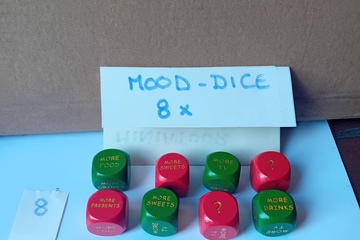 Afbeelding van Mood Dices 8 stuks