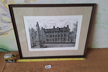 Afbeelding van Litho Plantin Moretus museum op de vrijdagmarkt