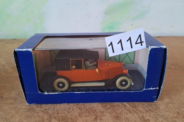 Afbeelding van Bij Kuifje in de auto Moulinsart modelauto