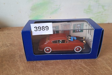 Afbeelding van En voiture Tintin modelauto Moulinsart