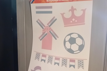 Afbeelding van Raamstickers Holland +/- 100 sets