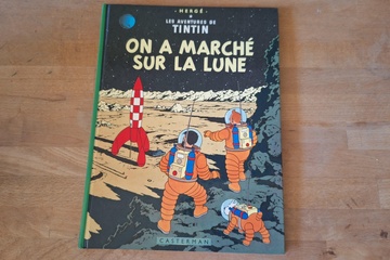 Afbeelding van Les Aventures de Tintin On a Marché sur La Lune album