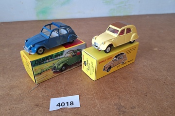 Afbeelding van Dinky Toys Atlas edition 2 CV Citroën 2 stuks