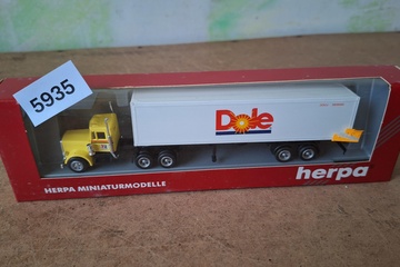 Afbeelding van Herpa Miniaturmodelle, Peterbilt Conventional Semi-Truck 'Dole', 1:87