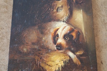 Afbeelding van Schilderij hond