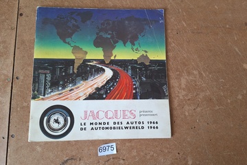 Afbeelding van Jacques Chocolat Autos 1966 plaatjesboek volledig