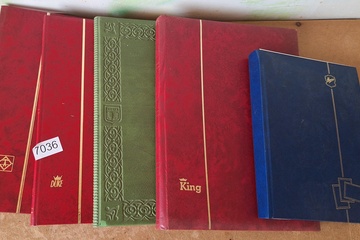 Afbeelding van Partij lege postzegelalbums