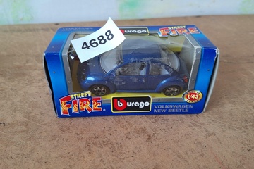 Afbeelding van Bburago Street fire Volkswagen New Beetle