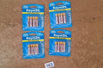 Afbeelding van Raymax AAA batterijen in blisters