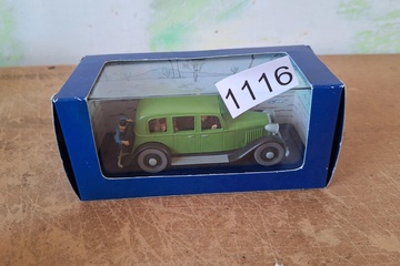 Afbeelding van Bij Kuifje in de auto Moulinsart modelauto