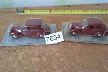 Afbeelding van Simca 8 modelauto's 2 stuks