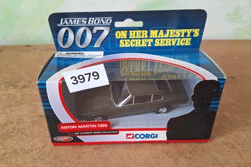 Afbeelding van Corgi Aston Martin DBS James bond 007 On her Majesty's secret service