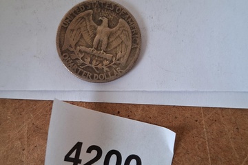 Afbeelding van Zilver munt Quarter Dollar 