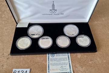 Afbeelding van Zilver Munten Moskou 1980