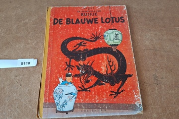 Afbeelding van Hergé de avonturen van Kuifje De Blauwe Lotus Album