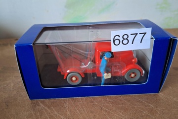Afbeelding van Met Kuifje in de Auto Modelauto Moulinsart