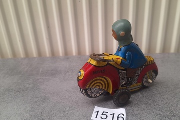 Afbeelding van Blikken speelgoed motor