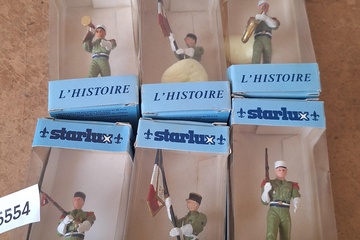 Afbeelding van Starlux L'Histoire Militaire Miniaturen Set van 6 Figuren Frankrijk