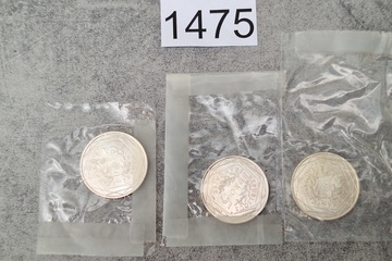 Afbeelding van 5 Euro Zilver munten frankrijk 3 stuks