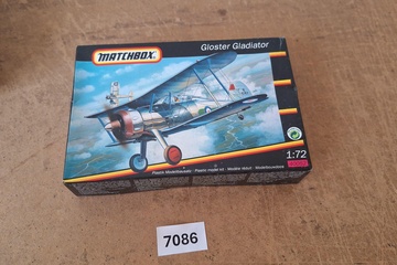 Afbeelding van Matchbox Gloster Gladiator modelbouwdoos vliegtuig (1:72)