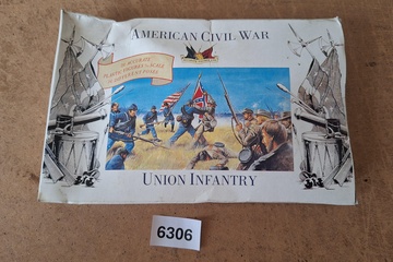 Afbeelding van Accurate Figures Ltd, American Civil War Union Infantry miniatuurfiguren set 1:72 [Awr6BL]