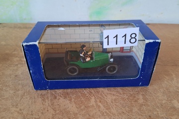 Afbeelding van Bij Kuifje in de auto Moulinsart modelauto