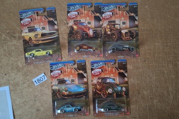 Afbeelding van Hot Wheels Silver series Vintage Club 1968 5 stuks