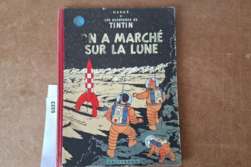 Afbeelding van Hergé Les Aventures de Tintin On a Marché sur la lune album