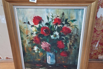 Afbeelding van Schilderij gesigneerd