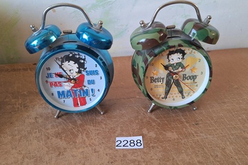 Afbeelding van Betty Boop wekkers 2 stuks