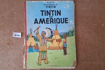 Afbeelding van Hergé Les Aventures de Tintin Tintin en Amérique album 