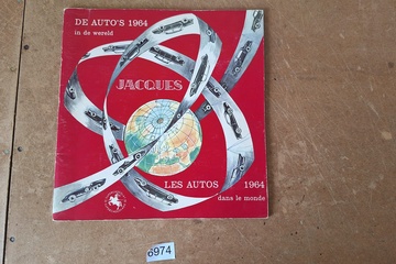 Afbeelding van Jacques Chocolat Autos 1964 plaatjesboek volledig