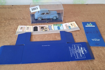 Afbeelding van En voiture Tintin modelauto Moulinsart