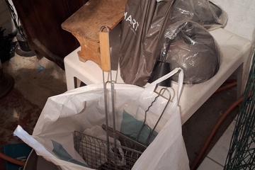 Afbeelding van Partij bbq materiaal, draad ed (kelder)