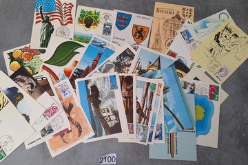 Afbeelding van Eerste dag postkaarten Frankrijk