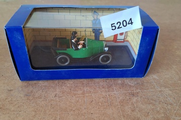 Afbeelding van Kuifje Modelauto 'Bij Kuifje in de Auto' Atlas Edition