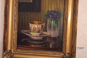 Afbeelding van Schilderij gesigneerd