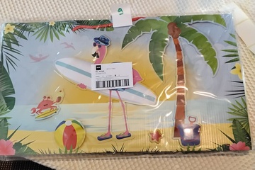 Afbeelding van 1x Flamingo decoratiebord