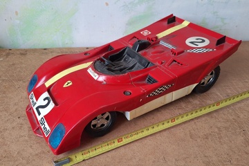 Afbeelding van Ferrari 312 P raceauto (groot model) - Kunststof