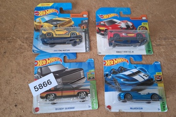 Afbeelding van Hot Wheels Modelauto's in blisters 4 stuks
