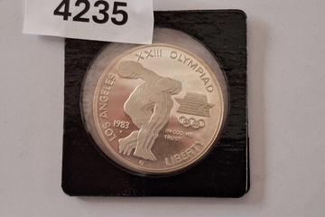 Afbeelding van Zilver munt Olympiad Los Angeles 1983