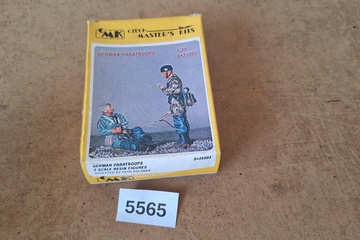 Afbeelding van MK Czech Master's Kits German Paratroops 2 Scale Resin Figures