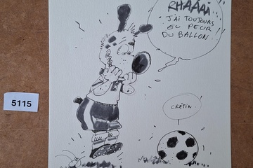 Afbeelding van Originele opdrachttekening / Dédicace