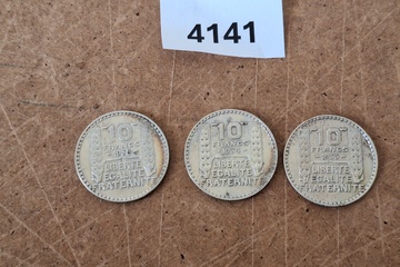 Afbeelding van Zilver munten Frankrijk 10 Francs