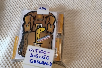 Afbeelding van 6x Uitnodigingskaarten "Hoera geslaagd!"